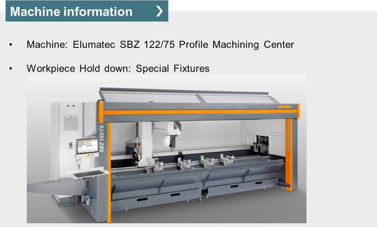 Elumatec machining center